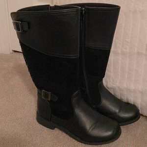 Girls Black Boots